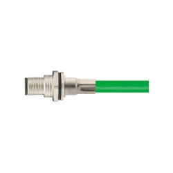 Connecteur mâle M12, 4 pol., codage D IP67, 4A, blindé